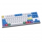 Chalk 104+15 / 37 Cherry Profile Keycap Set Cherry MX PBT Dye-subbed for Mechanical Gaming Keyboard